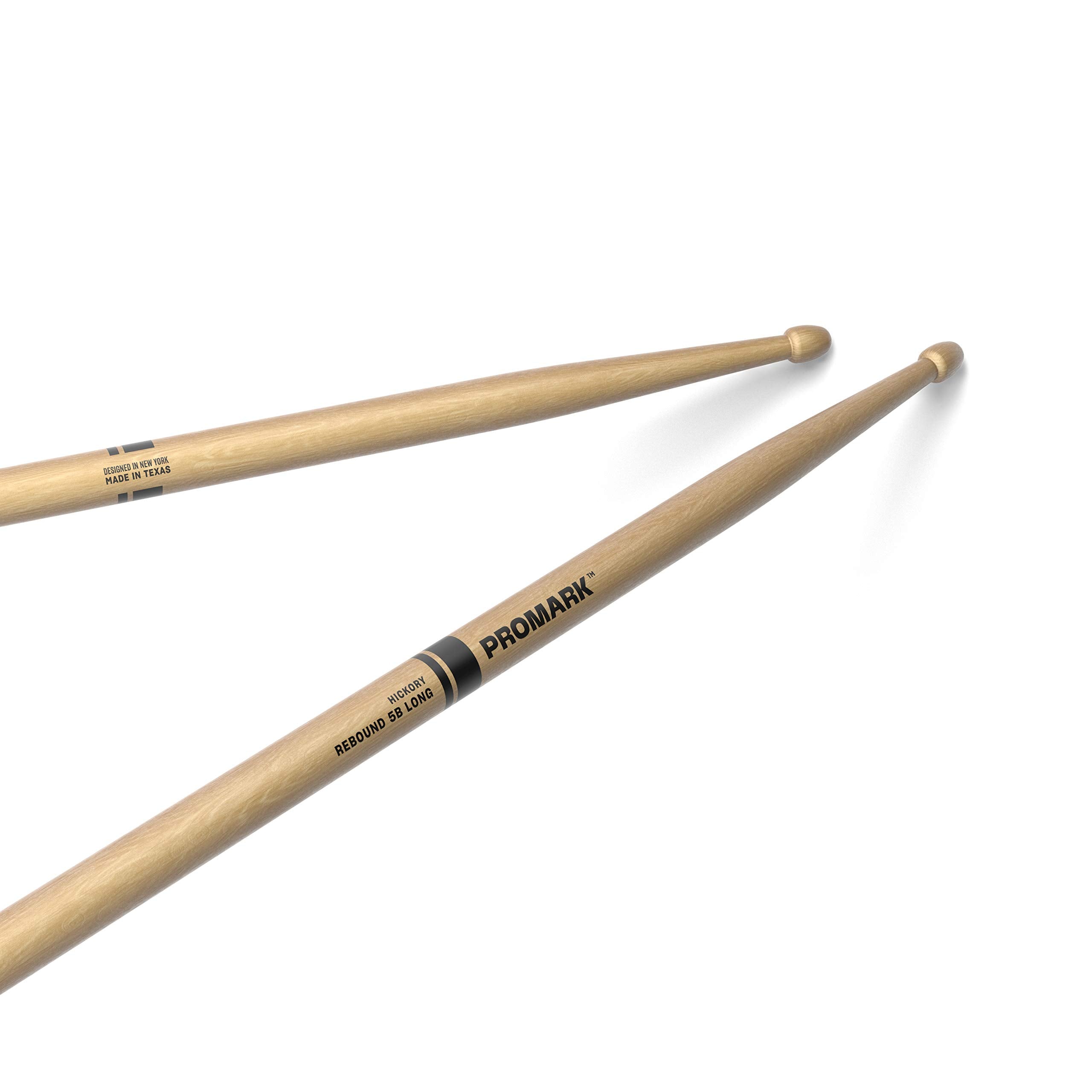 Buy now ProMark Rebound 5A Long Hickory Drumsticks, Acorn Wood Tip, 1 Pair at indiglob india