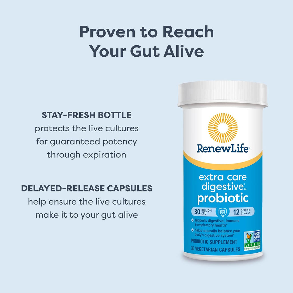 Buy now RenewLife Extra Care Ultimate FLORA Probiotic, 60 capsules at indiglob india