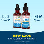MARYRUTH'S USDA Organic Vitamin K2 MK7 Liquid Drops for Adults & Kids, 1 oz