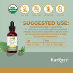 MARYRUTH'S Organic Lemon Balm Leaf Liquid Extract, Mood Support, 1 Fl Oz