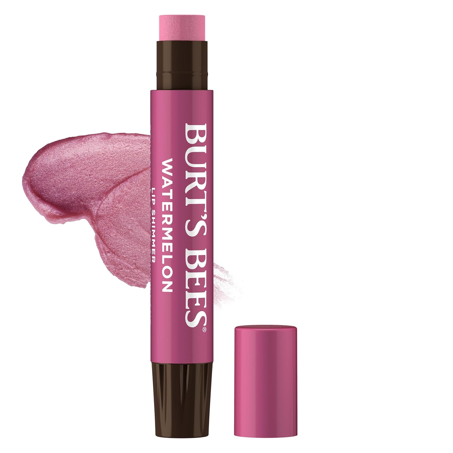 Buy now Burt's Bees Shimmer Lip Tint Set, Tinted Lip Balm Stick, Moisturizing for All Day Hydration with Natural Origin Glowy Pigmented Finish & Buildable Color, Guava (4-Pack) 4 Count (Pack of 1) Watermelon at indiglob india