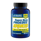 SUPER BETA PROSTATE Advanced with Saw Palmetto, Prostate Support, 60 Count | Prostate Health Supplements for Men, Bladder & Urinary Support, Promote Sleep