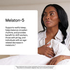 THORNE Melaton-3, 5 mg Melatonin Supplement, 60 Capsules | Supports Restful Sleep & Normal Circadian Rhythms, Helps Resynchronize the Sleep-Wake Cycle*, NSF Contents Certified