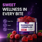 Magnesium Glycinate Gummies, 500mg 14-in-1 Magnesium Complex, 60 Count | With Ashwagandha, L-Theanine, Zinc & Vitamin D3 to Support Relaxation, Sleep, Muscle & Immune Health