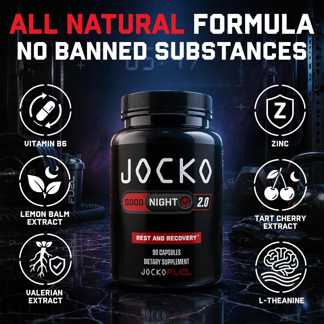 Jocko Fuel Good Night 2.0 Sleep Aid Supplement for Adults | 30 Serving