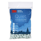 3M Disposable Earplugs For Quiet, Studying & Sleep, 80 Pairs (160 Plugs), Noise Reduction Rating (NRR) 32 dB, Comfortable All Night Long, Light Blue Ear Plugs, Come In Resealable Bag (EPQS-80B-SIOC)