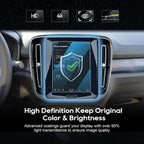 Buy now Car Screen Protector for Volvo Accessories XC90/XC60/XC40/S90/S60/V90/V60(2016-2025) 8.7 inch + AC Climate Control Touch Screen Mil-Grade 9H+ Tempered Glass HD [No More Glare& Fingerprint] 2-Pack at indiglob india