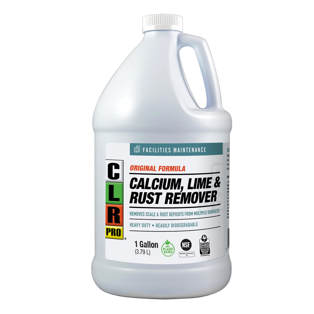 CLR PRO Calcium, Lime and Rust Remover, 1 Gallon Bottle (Pack of 2)