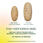 MegaFood Baby & Me 2 Prenatal Vitamins, Doctor Formulated, 120 Mini Tablets | Prenatal Vitamins for Women with Methylfolate, Choline, Iron, Iodine, Vitamin C & D3, Non-GMO, Vegetarian, 60 Servings