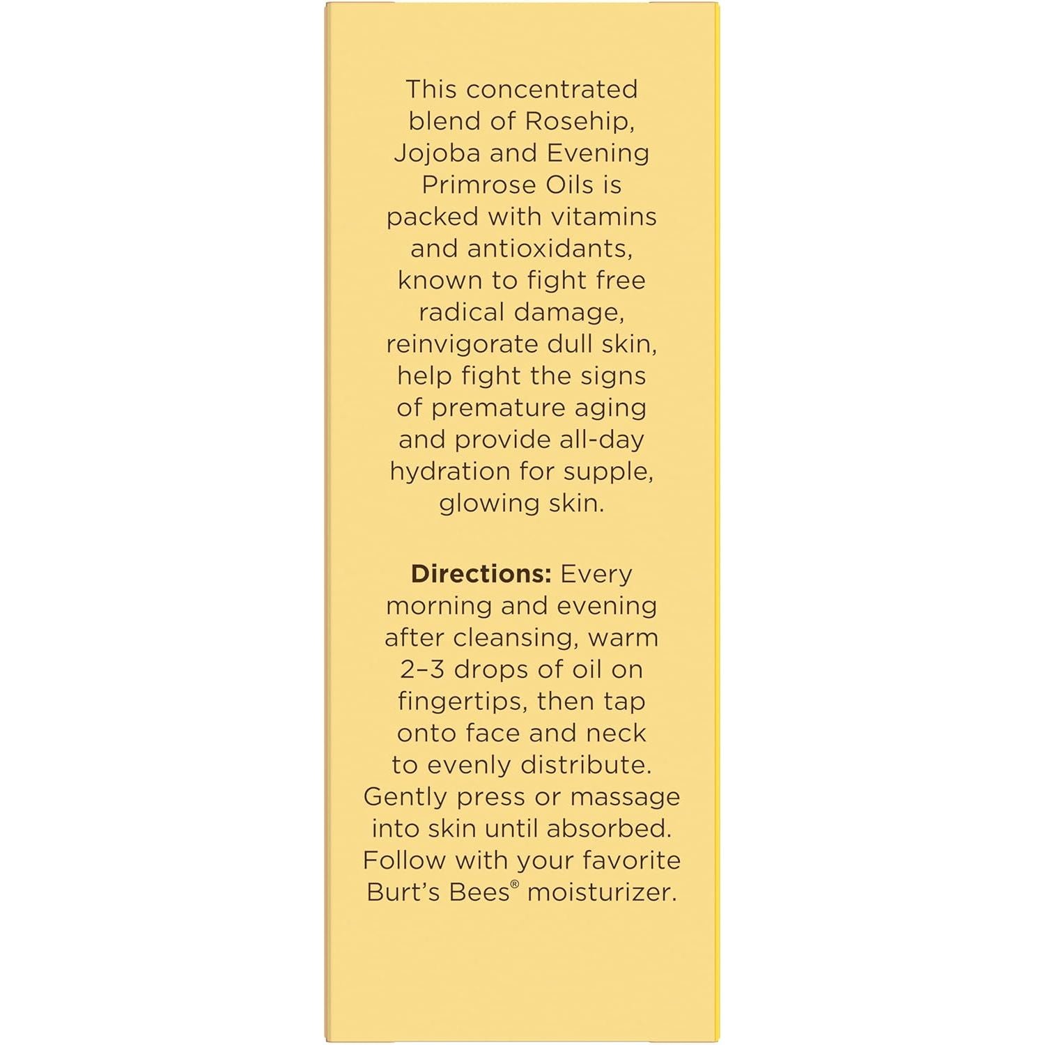 Buy now Burt's Bees Gua Sha Face Oil With Rosehip Seed Extract, Reduces Appearance of Fine Lines and Wrinkles, Use with Ice Roller & Facial Tools, Natural Origin Skin Care, 0.51 fl. oz. at indiglob india