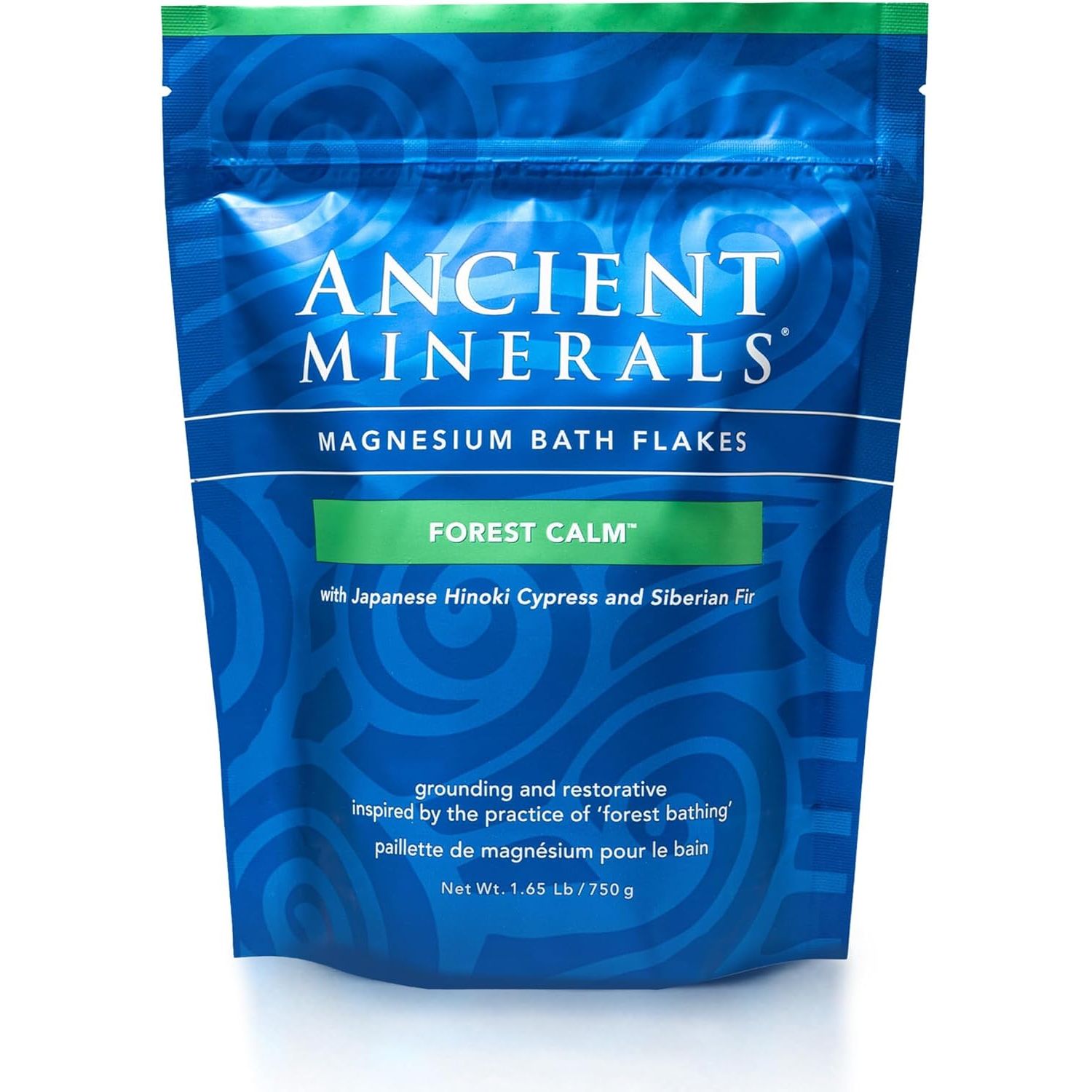Buy now Ancient Minerals Magnesium Bath Flakes Ultra with OptiMSM â€“ Pure Zechstein Magnesium Chloride and Organic Sulfur Bath Salts, Soothing Mineral Soak for Skin & Body, 1.65 lb Forest Calm at indiglob india