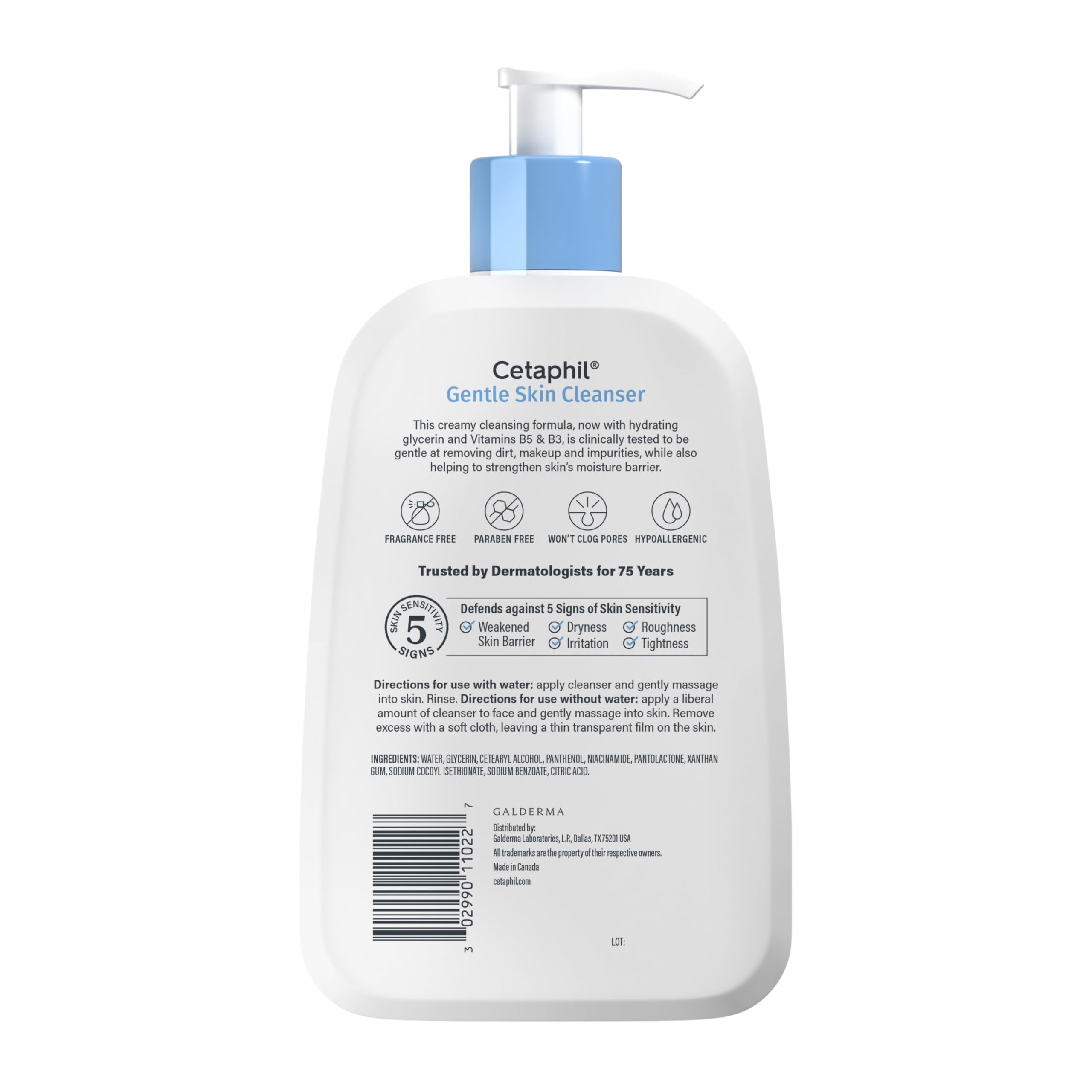 Buy now Cetaphil Face Wash, Hydrating Gentle Skin Cleanser for Dry to Normal Sensitive Skin, 16 oz + Travel Size Moisturizing Lotion 2 oz at indiglob india