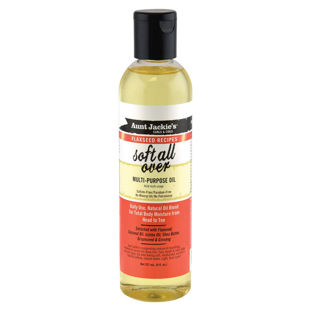 Aunt Jackie's Flaxseed Recipes Don't Shrink Elongating Hair Curling Gel for Natural Curls, Coils and Waves, Helps Prevent Dryness and Flaking, 15 oz
