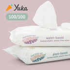 Kinder by Nature Water-Based Baby Wipes - 672 Count (12 packs of 56) -Unscented and Hypoallergenic - 99% water - 100% biodegradable - Plastic-Free Baby Wipes