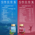 Myo Inositol & Cortisol Supplements for Women, Dual Formula, 120 Softgels