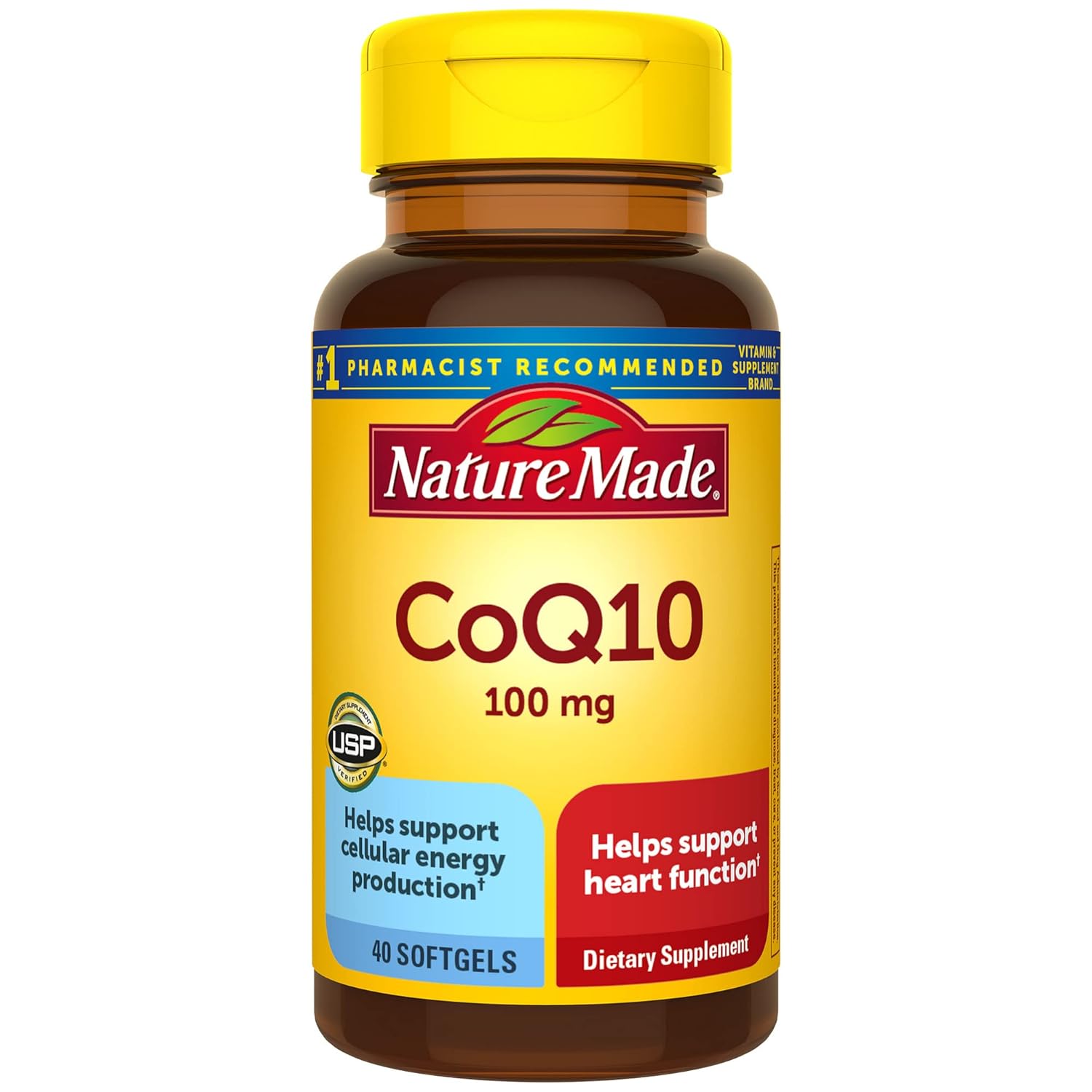 Buy now Nature Made CoQ10 100mg, Dietary Supplement for Heart Health Support, 40 Softgels, 40 Day Supply 40 Count (Pack of 1) Unflavored at indiglob india