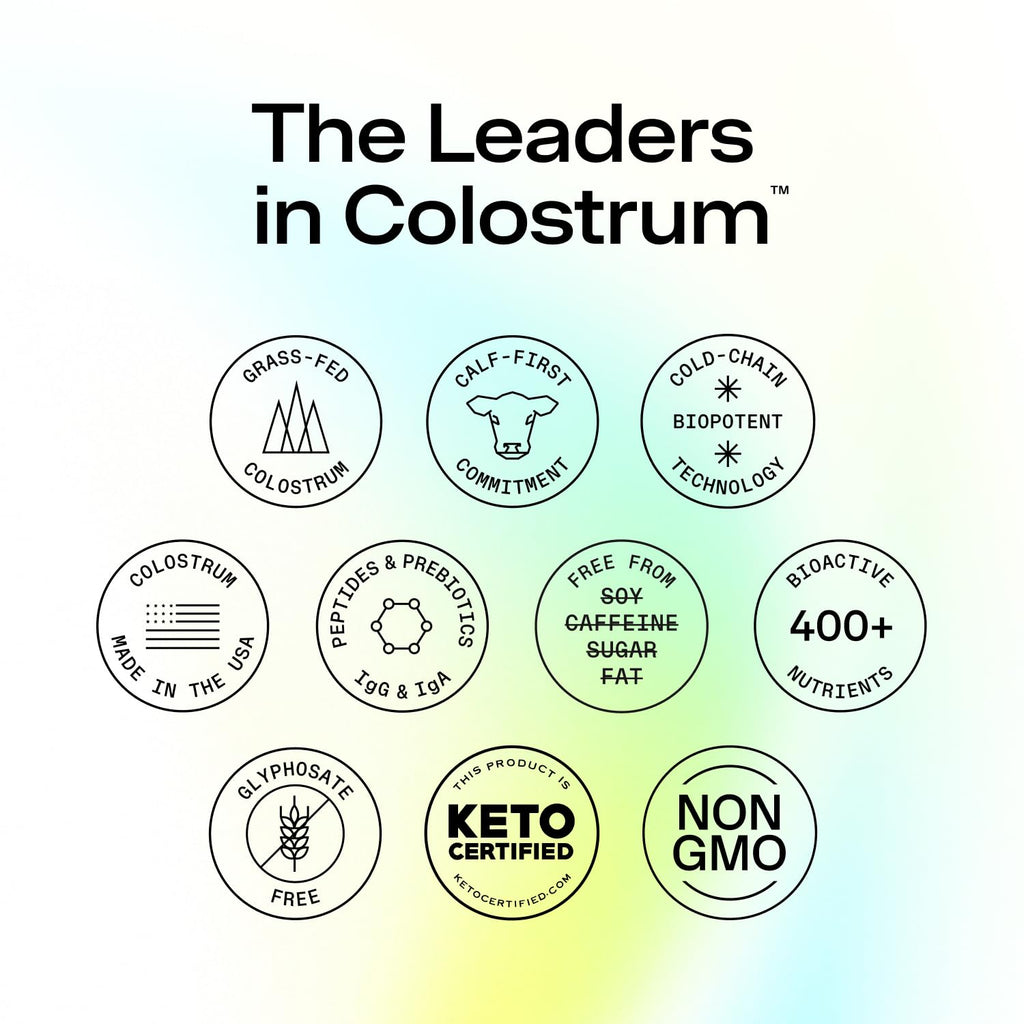 ARMRA Colostrum Powder, Blood Orange, 90 Serving Jar | Gut Health | Debloat | Hair & Skin | Immune Support | Keto | Gluten Free | Grass Fed Bovine Colostrum Supplement