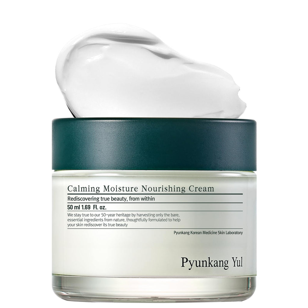 Pyunkang Yul PKY Calming Moisture Barrier Cream Instantly Soothes Sensitive Skin, Hyaluronic Acid & Ceramide for Hydration, Vegan, Korean Skincare (3.38 Fl. Oz, 100ml)