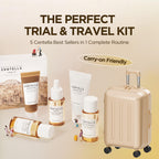 SKIN1004 Centella Travel Kit, Korean Skin Care Set of 5, Travel Size | A Travel Size Skincare Gift Set with Toner, Serum, Oil Cleanser, Face Wash, and Moisturizer, Made with Madagascar Centella