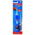 Brush Buddies Hot Wheels Battery Powered Sonic Electric Kids Toothbrush Soft Bristles Rounded Head Children Boys Girls Blue Gentle Cleaning Easy Grip Handle Plaque Removal Oral Care