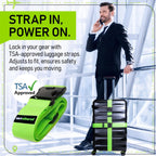Buy now Untethered Luggage Straps | TSA-Approved Suitcase Belts with Heavy-Duty Buckles. Secure Adjustable Travel Accessories for Checked Bags. 4-Pack at indiglob india