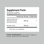 AMANDEAN Boswellia Serrata Extract Capsules 65%, Frankincense, 500mg, 120ct