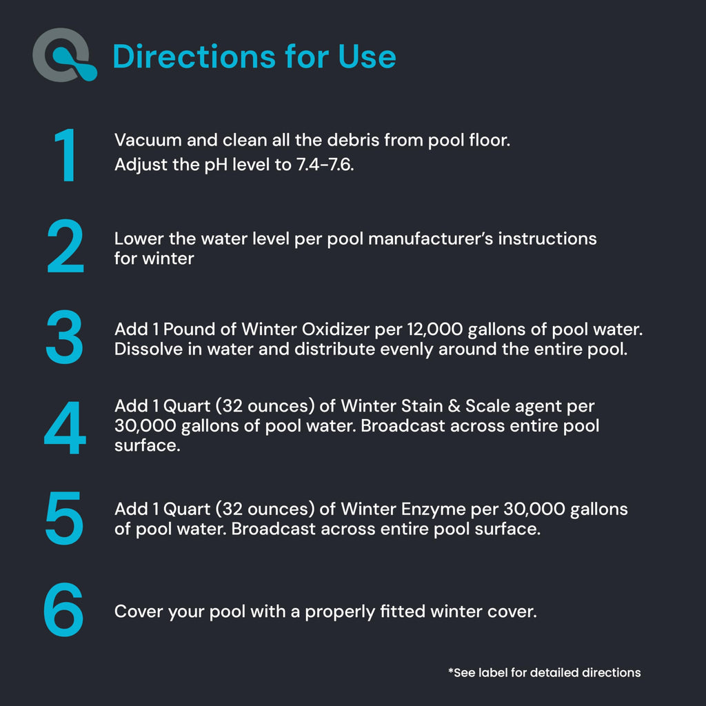 AquaDoc Pool Winterizing Kit for Closing Pools - for Up to 30,000 Gallons