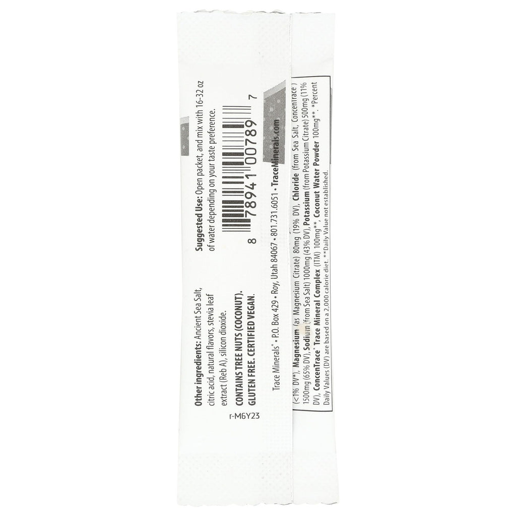 Trace Minerals Research Salty Watermelon Zerolyte Drink Mix Sgl, 0.26 OZ