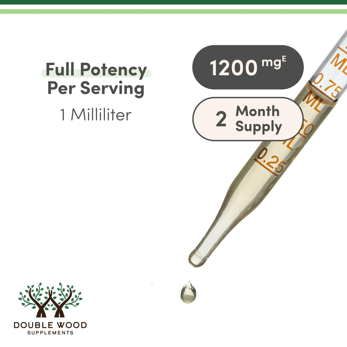 Ashwagandha Liquid Drops 1,200mg, Calm, Stress Relief + Sleep, 60 Servings