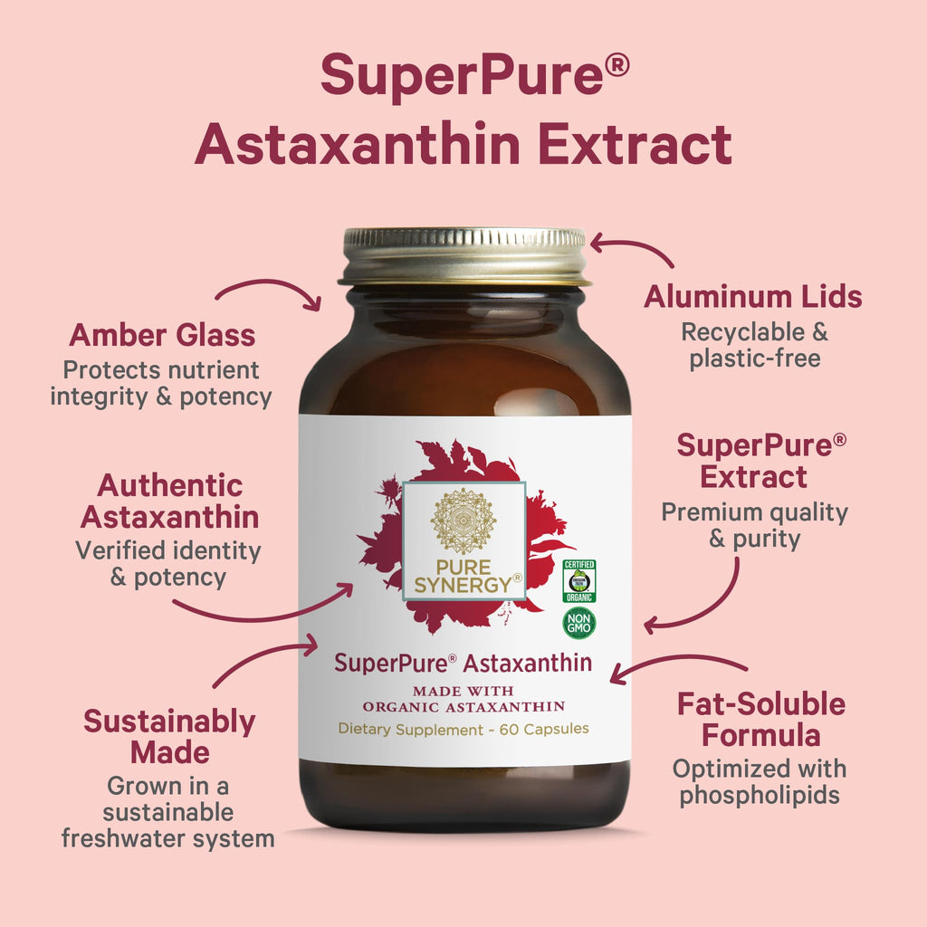 PURE SYNERGY SuperPure Astaxanthin Extract (60 Capsules)