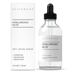 Asterwood Pure Hyaluronic Acid Serum for Face, Anti-Aging & Hydrating | Deep Hydrating, Plumping & Smoothing Serum, Cruelty-Free, Fragrance-Free & Vegan, 8 Fl Oz