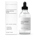 Asterwood Pure Hyaluronic Acid Serum for Face, Anti-Aging & Hydrating | Deep Hydrating, Plumping & Smoothing Serum, Cruelty-Free, Fragrance-Free & Vegan, 8 Fl Oz