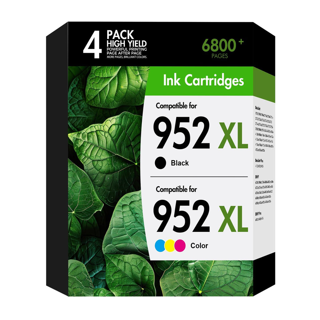 952 952XL Ink Cartridges Combo Pack for HP 952 XL OfficeJet 8710 Printer