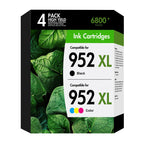 952 952XL Ink Cartridges Combo Pack for HP 952 XL OfficeJet 8710 Printer