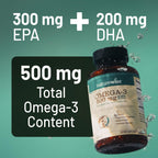 NatureWise Omega 3 Fish Oil - 500mg Omega 3 per Serving - 300mg EPA & 200mg DHA - Sustainably Sourced for Purity - Lemon Flavored - Burpless - Gluten & Soy Free, Non-GMO - 180 Softgels[6-Month Supply]