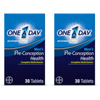 One A Day Men's Pre-Conception Health Multivitamin to Support Sperm Health, Supplement for Men with Vitamin C, Vitamin E, Selenium, Zinc, and Lycopene, 30 Count