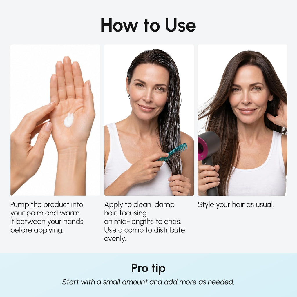 MAREE Leave-In Conditioner Hair Gloss for Dry Damaged Hair, Leave-In Conditioner for Curly Hair, Color Treated