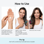MAREE Leave-In Conditioner Hair Gloss for Dry Damaged Hair, Leave-In Conditioner for Curly Hair, Color Treated