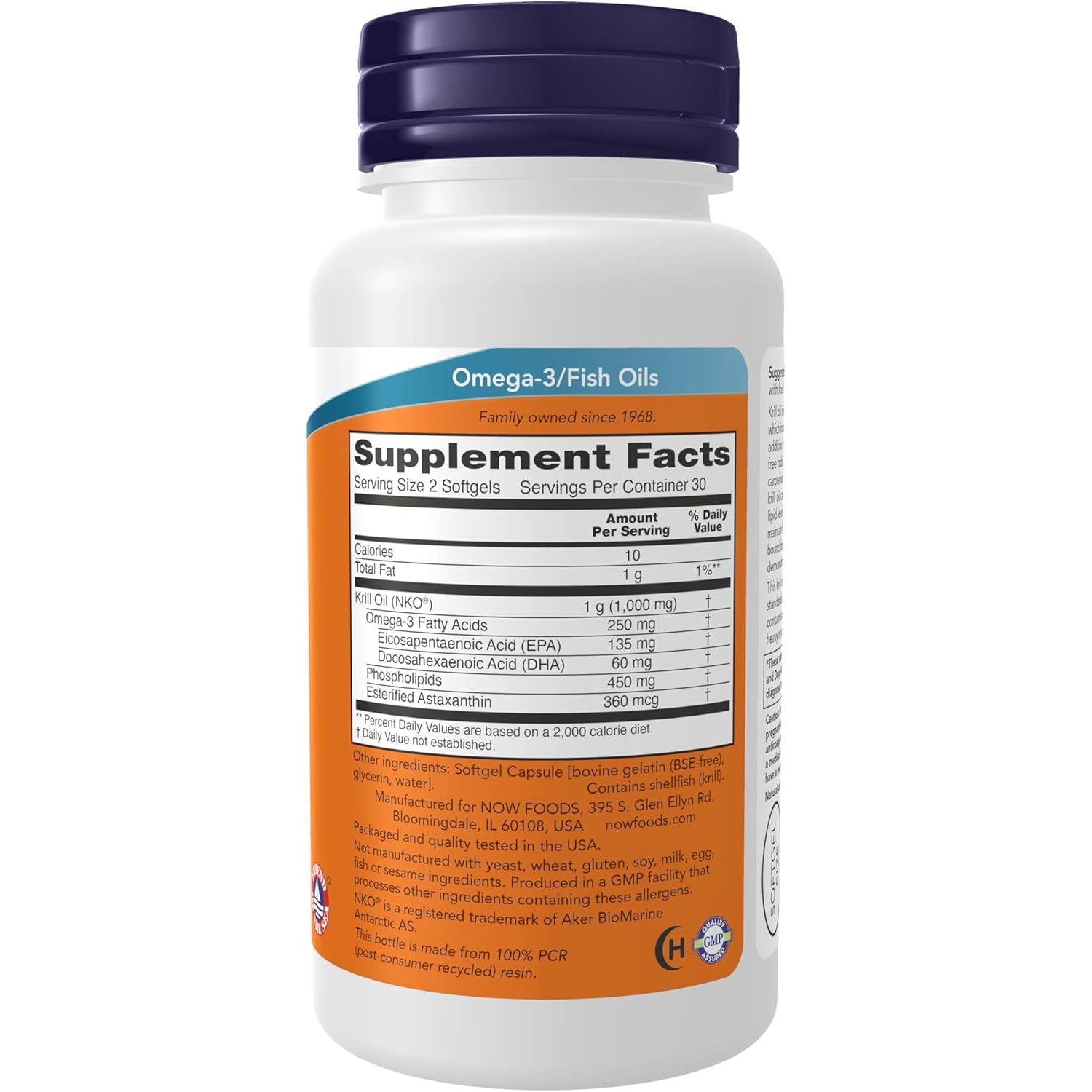 Buy now NOW Foods Supplements, Neptune Krill Oil 500 mg, Phospholipid-Bound Omega-3, Cardiovascular Support*, 60 Softgels at indiglob india