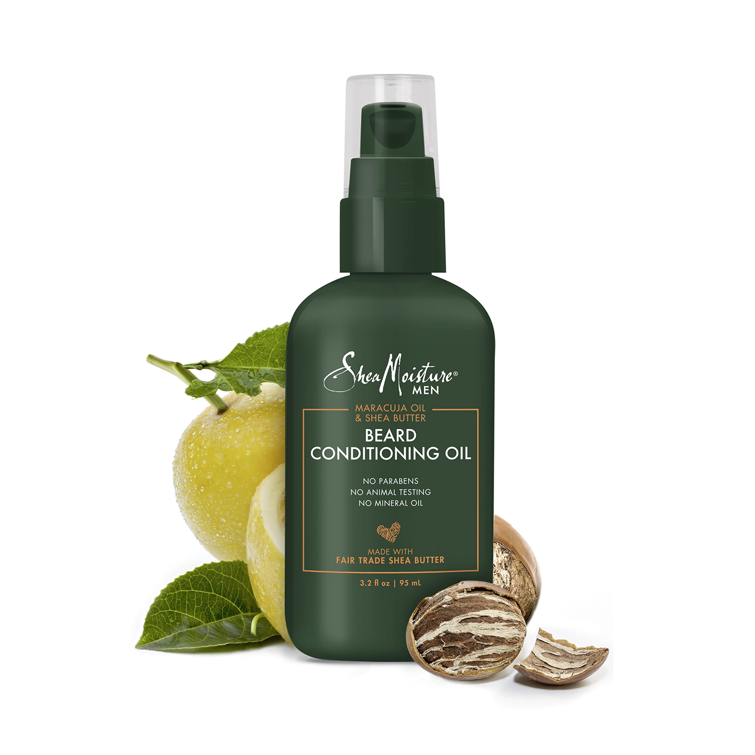SheaMoisture Beard Conditioning Oil for a Full Beard Maracuja Oil and Shea Butter to Moisturize and Soften 3.2 oz | For full beards - moisturizes, softens and adds shine with Maracuja Oil and Shea Butter.