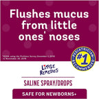 Buy now Little Remedies Saline Spray and Drops, Safe for Newborns, 0.5 fl oz at indiglob india