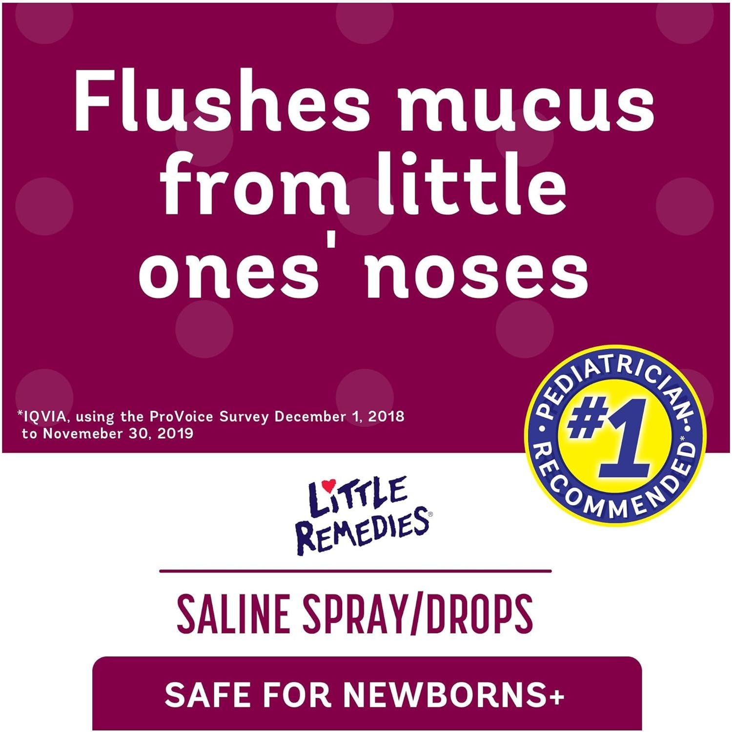 Buy now Little Remedies Saline Spray and Drops, Safe for Newborns, 0.5 fl oz at indiglob india
