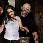 Buy now MOLEZU Vampire Mask Zombie Head Mask for Adult, Scary Horror Creepy Demon Monster Mask for Halloween Costume Party. at indiglob india