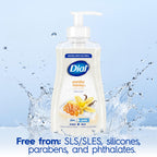Dial Liquid Hand Soap, Vanilla Honey, 7.5 fl oz, Pack of 12 | Gentle on skin, creamy lather, clean rinsing formula, includes 12 bottles, vanilla honey scent, cream form