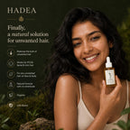 HADEA Cyperus Rotundus Oil to Reduce Hair Growth 100% Organic High-Potency Steam Distilled Cyprus Nutgrass Cypress Inhibitor | Cypress Rotundus Oil For Pcos, Hirsutism, Any Unwanted Hair 30ml