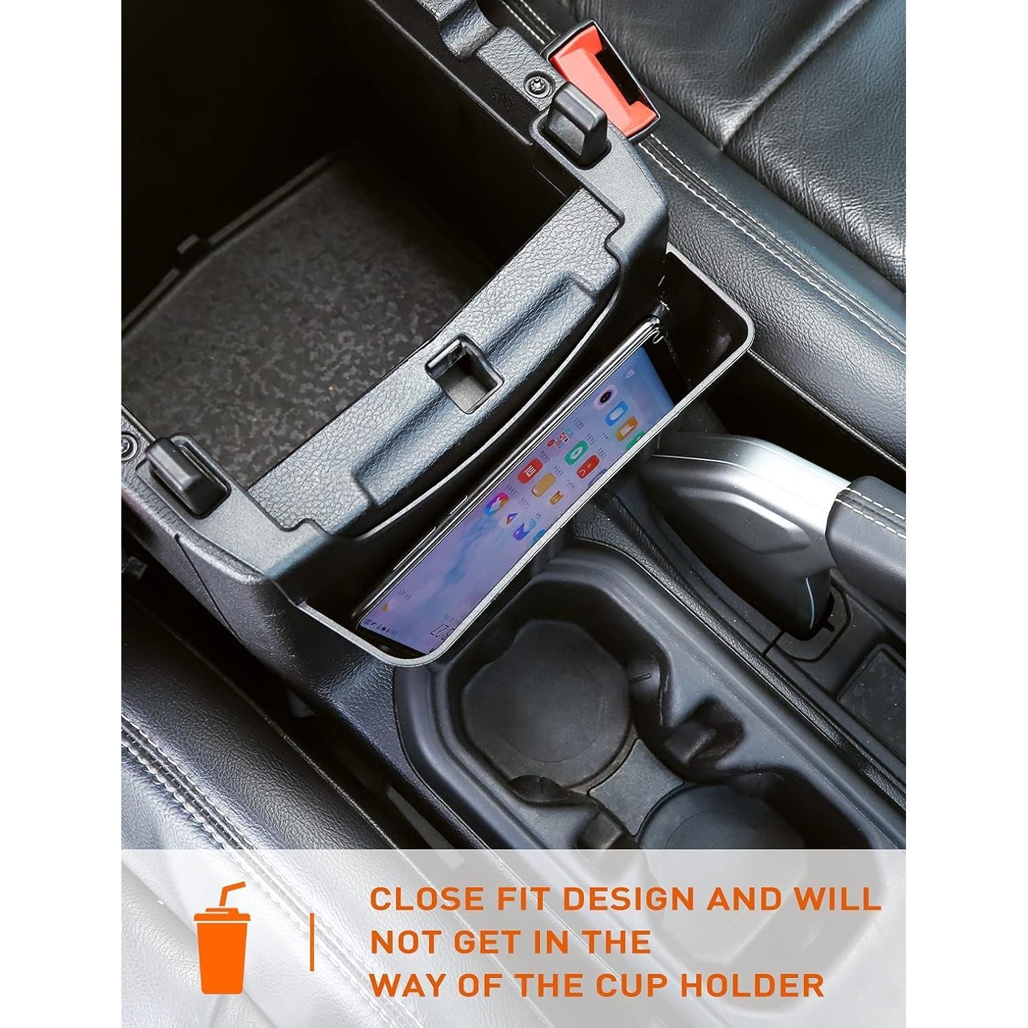 Buy now Savadicar Center Console Hanging Storage Organizer, Armrest ABS Tray Compatible with 2018-2025 Jeep Wrangler JL JLU 4XE and Jeep Gladiator JT, Interior Accessories, Black at indiglob india