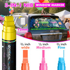 GOTIDEAL Chalk Markers, Car Markers Washable for Auto, Car Window Markers