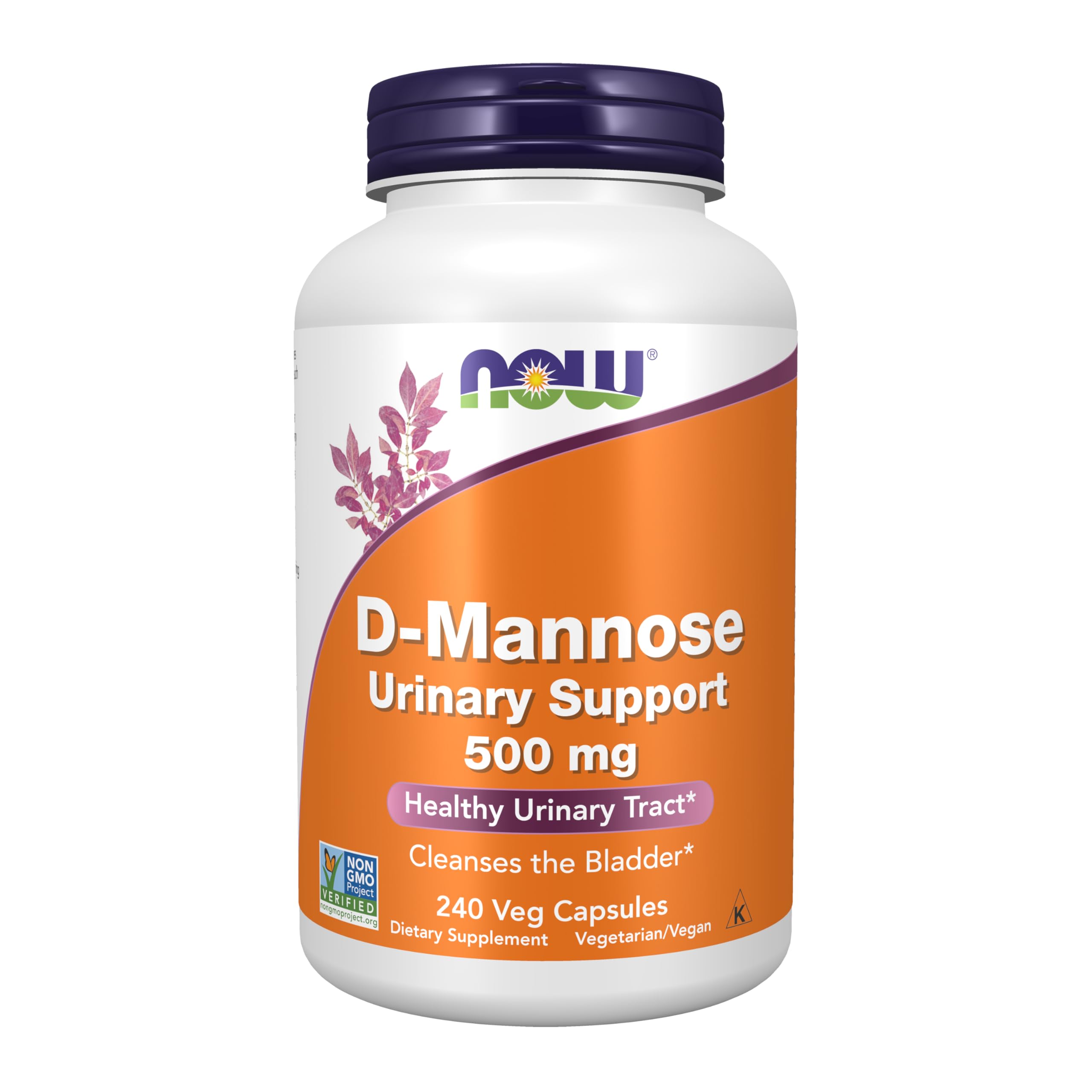 Buy now NOW Foods Supplements, D-Mannose 500 mg, Non-GMO Project Verified, Healthy Urinary Tract*, 240 Veg Capsules at indiglob india