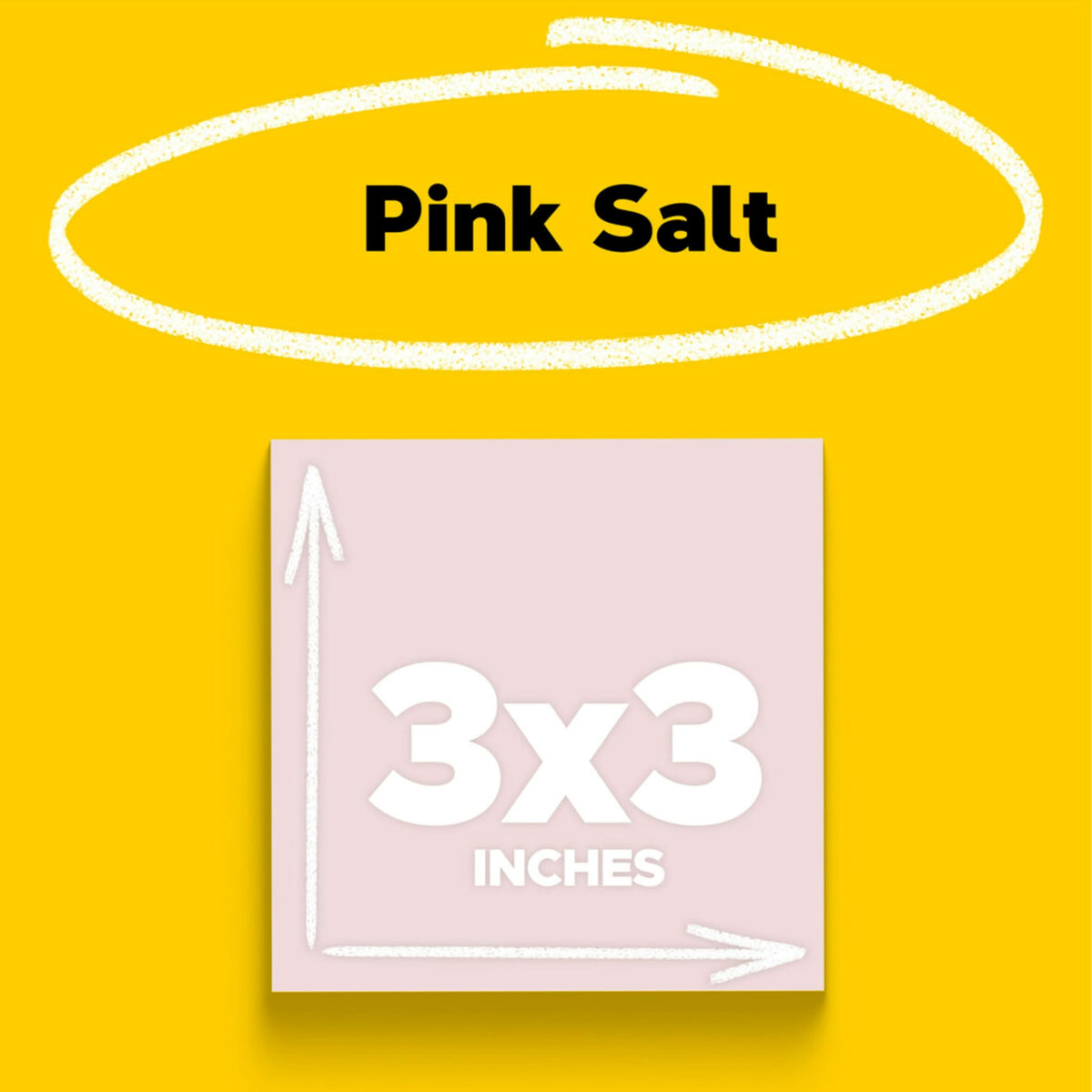 Post-it Super Sticky Notes, 3 x 3 in, Pink Salt, 5 Pads, 90 Sheets/Pad