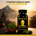 Third Eye Awakening Organic Haritaki Capsules, 650mg, 100 Capsules